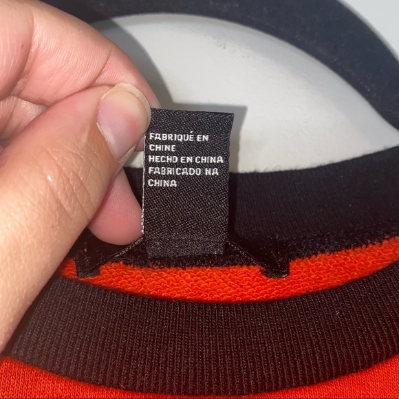 Forever 21 Checker Color Block Crop Sweatshirt - Picture 7 of 7